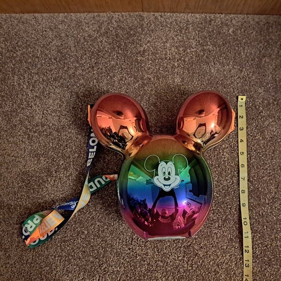Disneyland Rainbow Pride Exclusive Mickey Mouse Balloon Popcorn Bucket - Picture 5 of 7